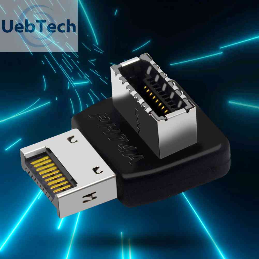 Bộ Chuyển Đổi USB 3.1 Type E 90 Độ Phía Trước USB C Cho Bo Mạch Chủ PC