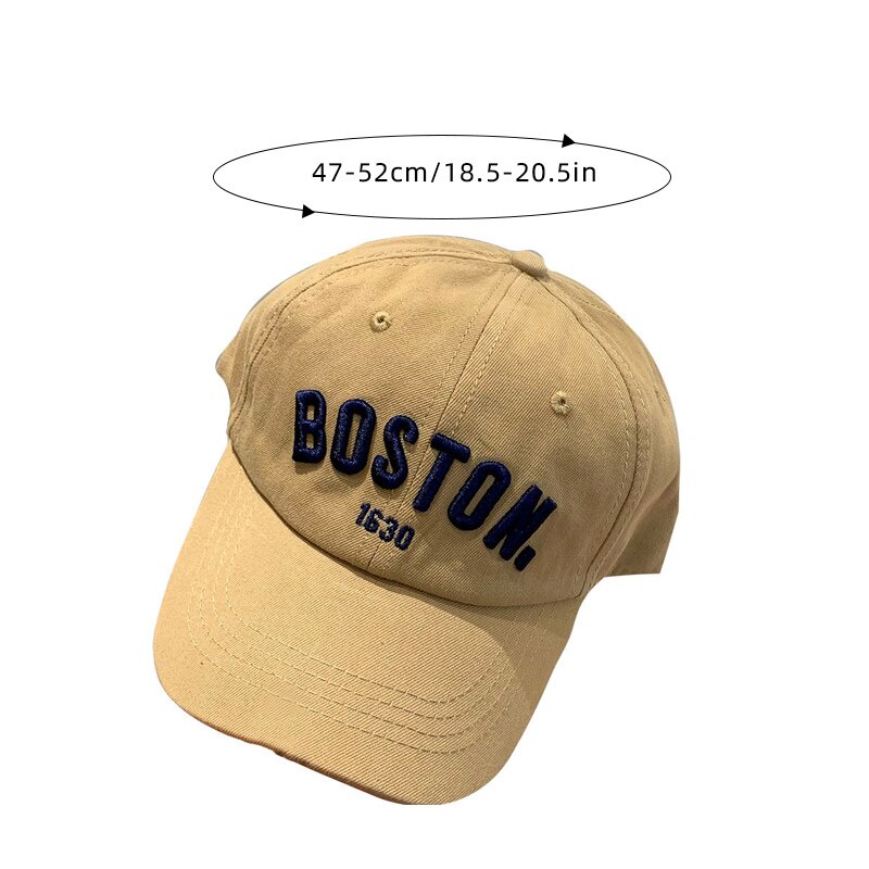 Mũ Lưỡi Trai Thêu Chữ Màu Sắc Tương Phản Phong Cách Hàn Quốc Thời Trang Xuân Thu Cho Bé 1-5 Tuổi