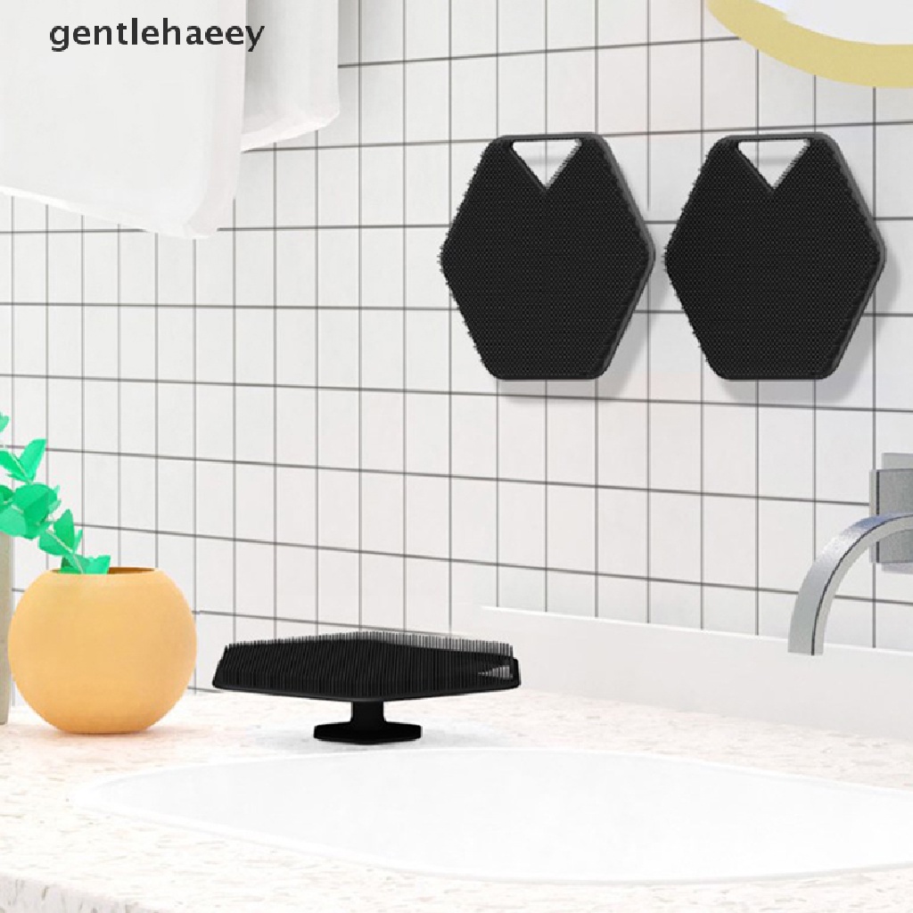 Bàn Chải Chà Lưng Tẩy Tế Bào Chết Toàn Thân Bằng Silicone Làm Sạch Sâu &amp; Phụ Kiện Phòng Tắm