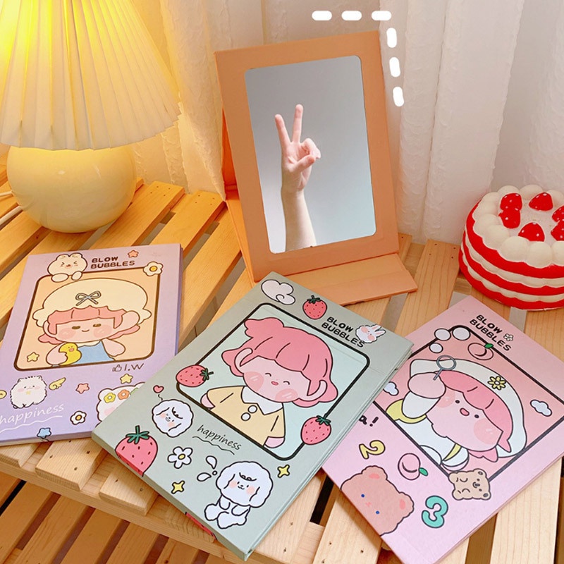 Gương Trang Điểm Để Bàn Họa Tiết Hoạt Hình Xinh Xắn