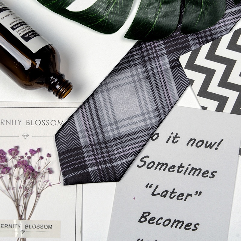 X Cà Vạt Đồng Phục Học Sinh Nhật Bản Kẻ Caro Phong Cách Harajuku Preppy