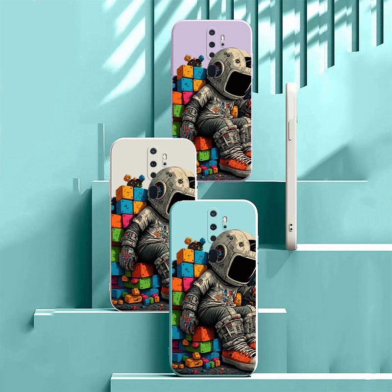 Ốp Điện Thoại Tpu Chống Sốc Hình Phi Hành Gia 3D Cho Poco X5 Pro 5G Redmi Note 12 Pro 11S 5G 12C Xiaomi Mi 12T 12 Lite K60 K50 Ultra