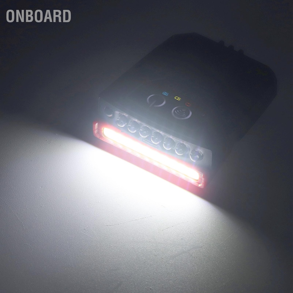 Đèn LED Cảm Ứng Mini Kẹp Mũ Chính Hãng Sạc USB dành Cho Người Đi Câu, Đi Leo Núi OnBoard K.