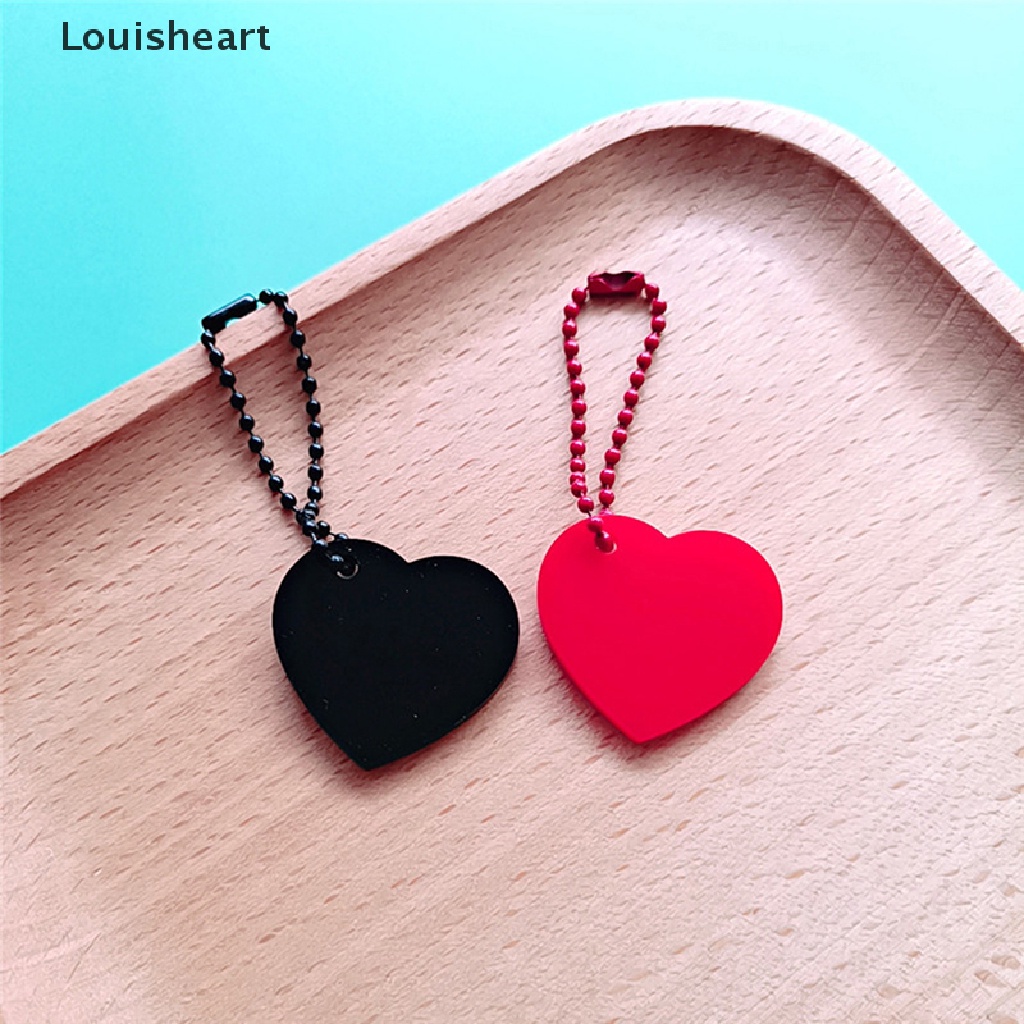 Móc Khóa Hình Trái Tim Bằng Acrylic Trang Trí Túi Xách / Xe Hơi Thương Hiệu Louisheart TFG