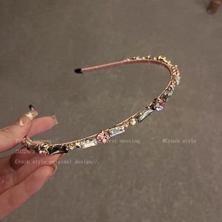 Băng Đô Cài Tóc Đính Đá Zircon Mới