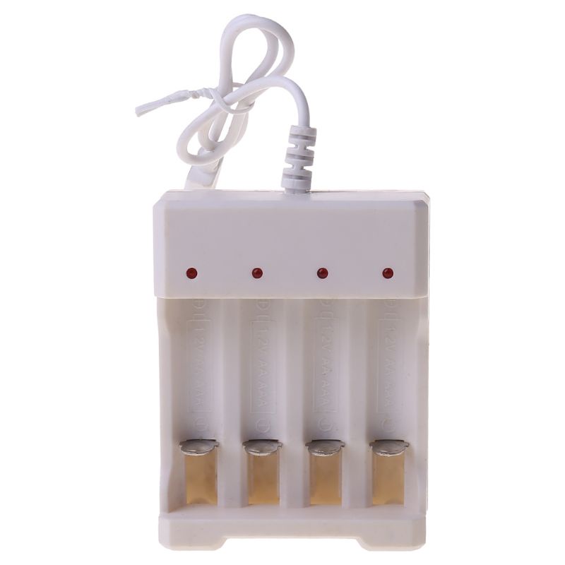 Thiết Bị Sạc Pin AA AAA 4 Cổng USB Thông Dụng