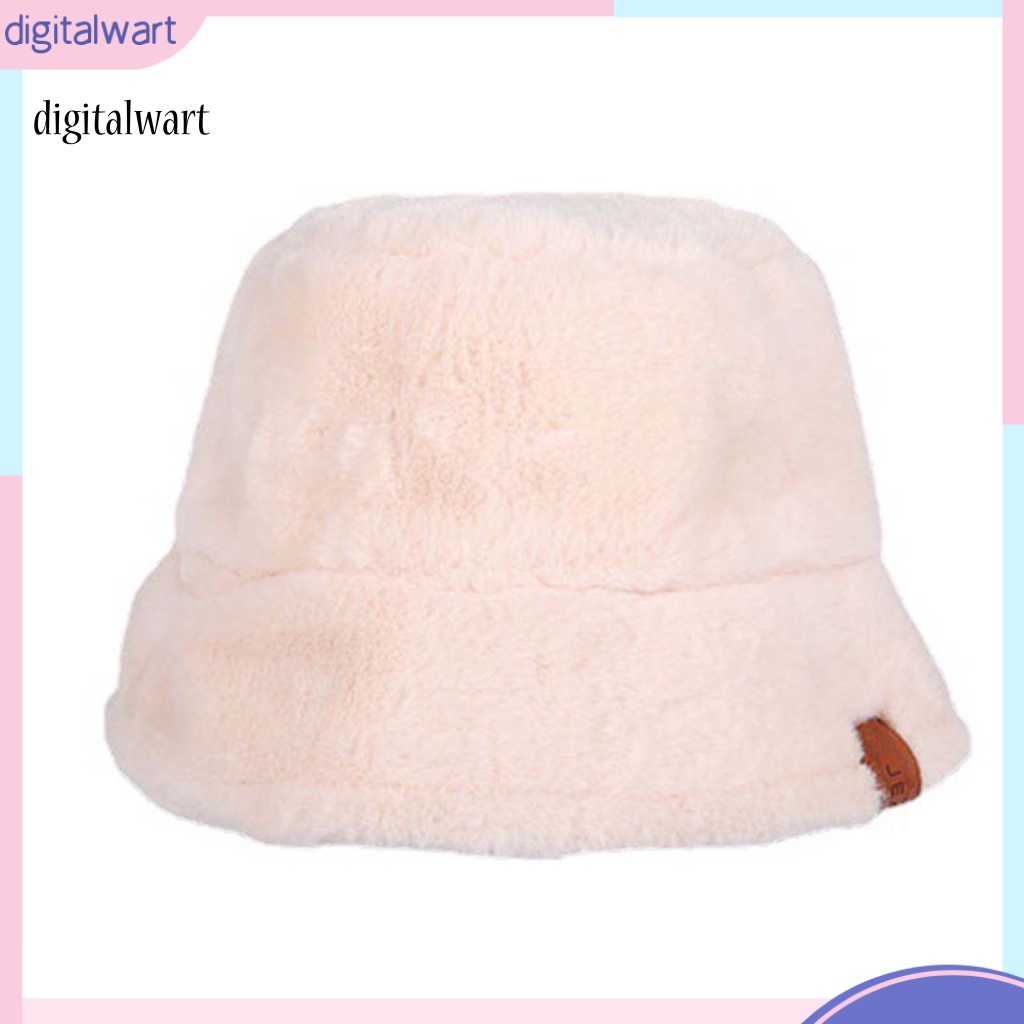 Kỹ Thuật Số| Mũ Bucket Màu Sắc Trơn Chống Mài Mòn Thời Trang Cho Nữ