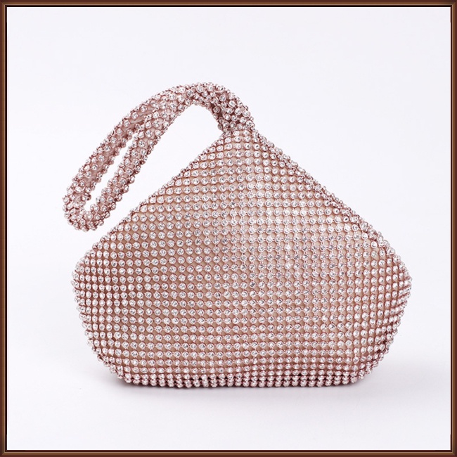 Ví Cầm Tay Đính Kim Cương Giả Sang Trọng Cho Cô Dâu