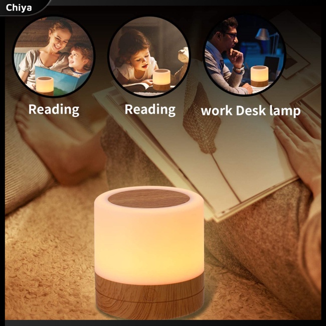 Đèn Ngủ Rgb Có Điều Khiển Từ Xa Nhiều Màu Sắc Dành Cho Trẻ Em