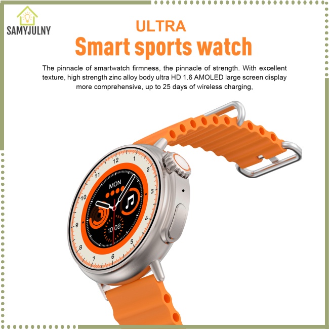 Đế Sạc Không Dây 300ma Gps 45mm Cho Đồng Hồ Thông Minh SAM Mt30 Series 8