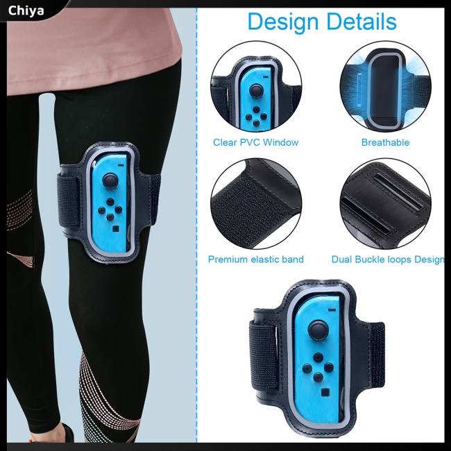 Bộ 2 Dây Đeo Tay Co Giãn Điều Chỉnh Được Cho Tay Cầm Chơi Game Switch Joy-con