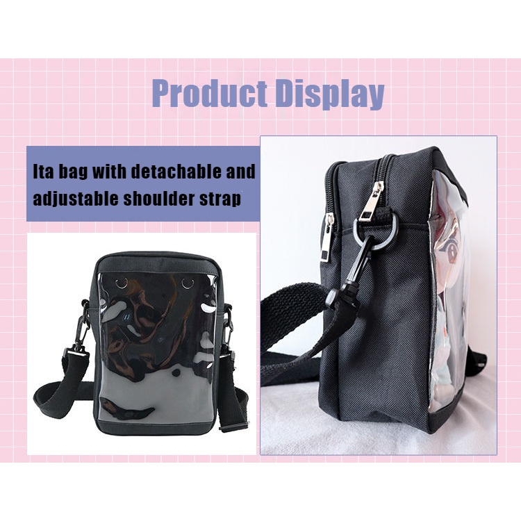 Túi Đeo Chéo Mini 20cm Bằng Vải Canvas Thời Trang Dễ Thương Cho Búp Bê