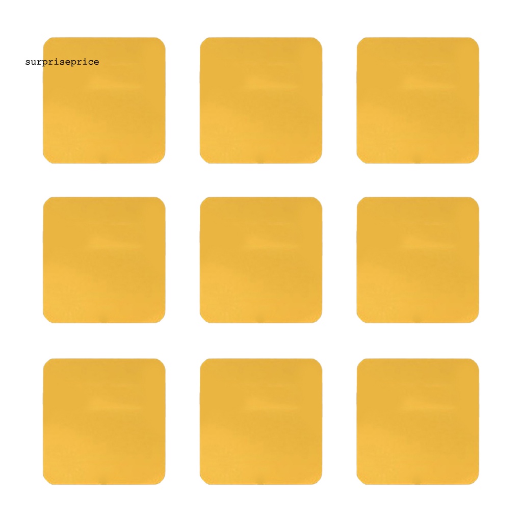 Bộ 9 Miếng Dán Tường Tráng Gương Bằng Acrylic Chống Mòn Có Thể Tháo Gỡ Cho Nhà Ở