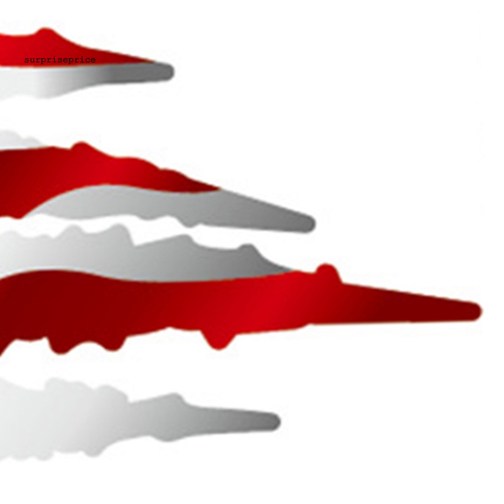 Bộ 2 Miếng Dán Trang Trí Xe Hơi Hình Lá Cờ Mỹ Chống Mài Mòn