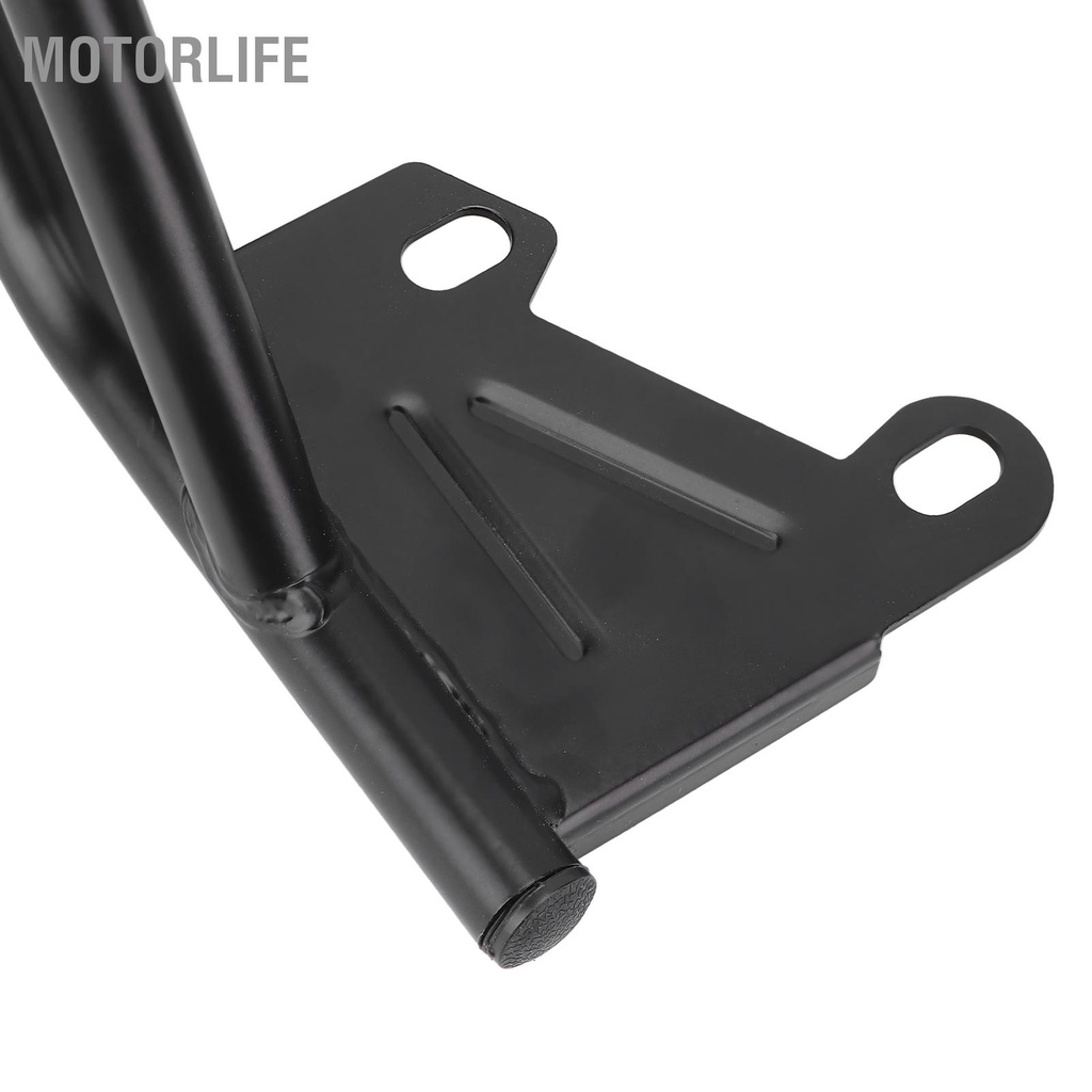 Motorlife Xe Máy Phía Sau Tay Vịn Giá Đỡ Hộp Đựng Đồ Sắt Đen Thay Thế Cho Grom MSX125 M3
