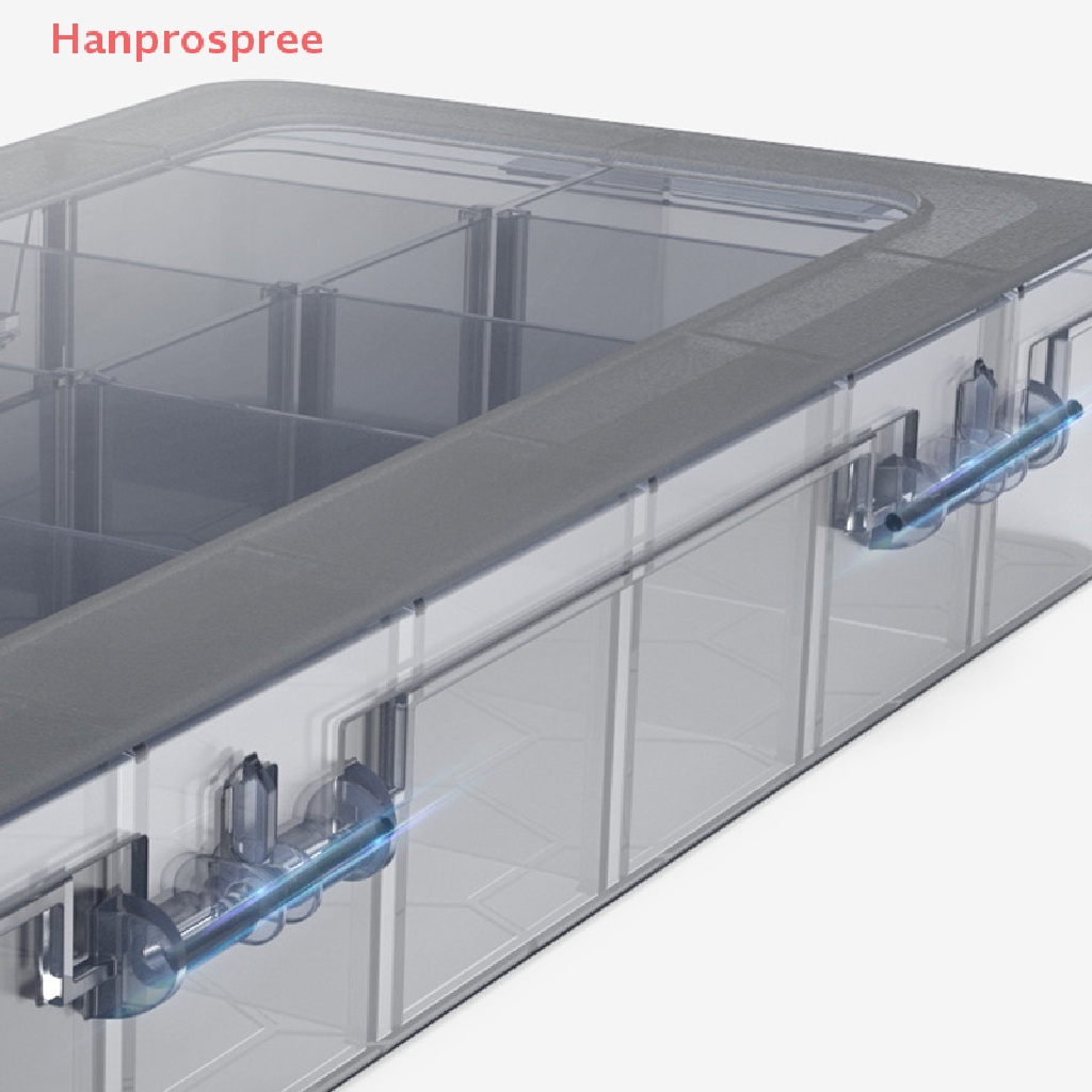 Hộp Nhựa Trong Suốt Nhiều Ngăn Đựng Linh Kiện Điện Tử Hanprospree &gt;