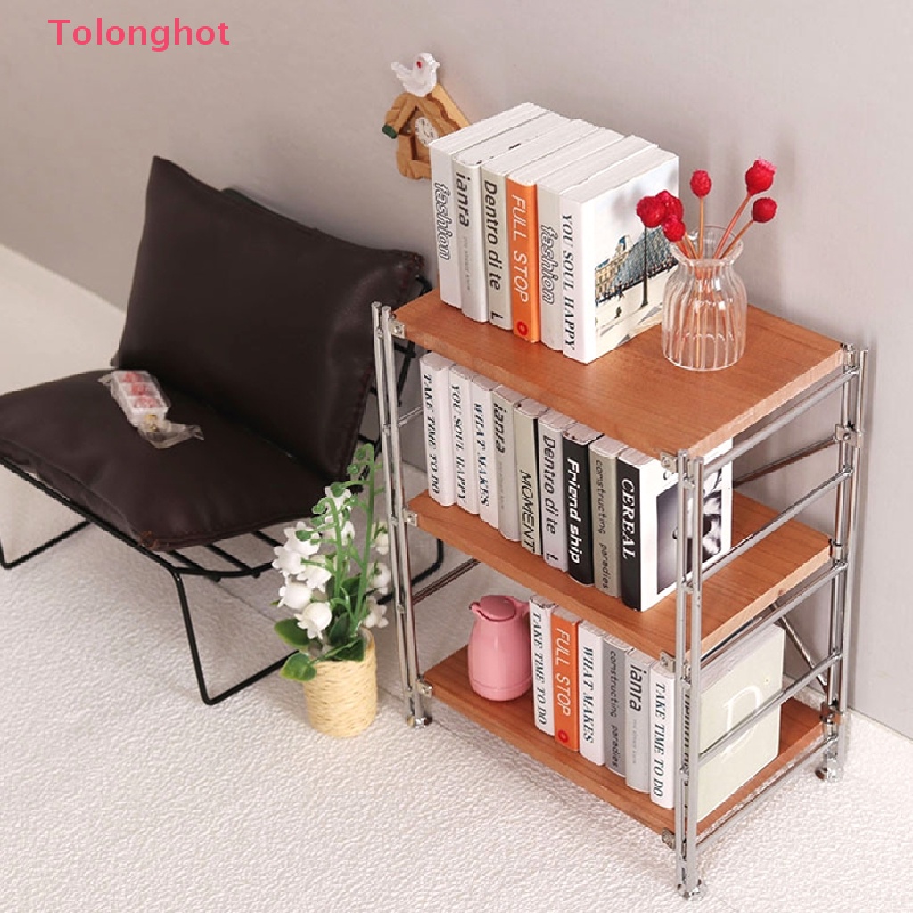 Kệ Đứng Để Sách / Đồ Dùng Trong Siêu Thị Trang Trí Nhà Búp Bê 1: 12