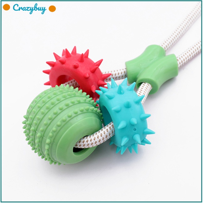 Cr Đồ Chơi Dây Kéo Đàn Hồi Chống Cắn Làm Sạch Răng Cho Thú Cưng