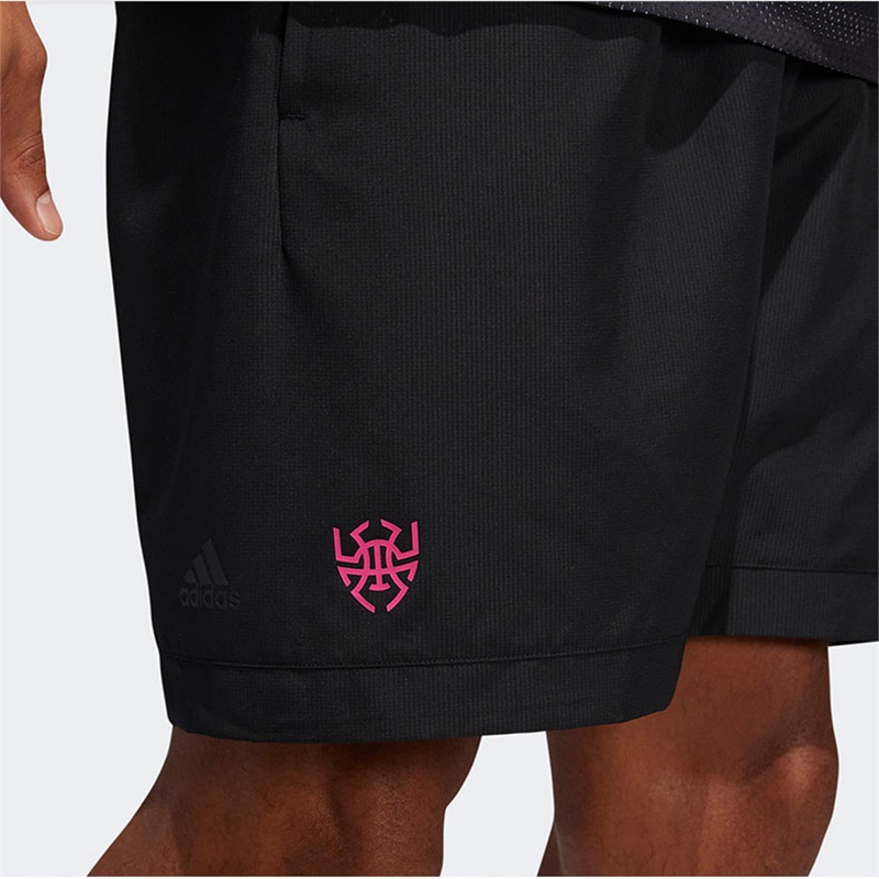 Quần Short Thể Thao Adidas Chất Liệu 100% Cotton Co Giãn Phối Dây Rút Thời Trang Unisex