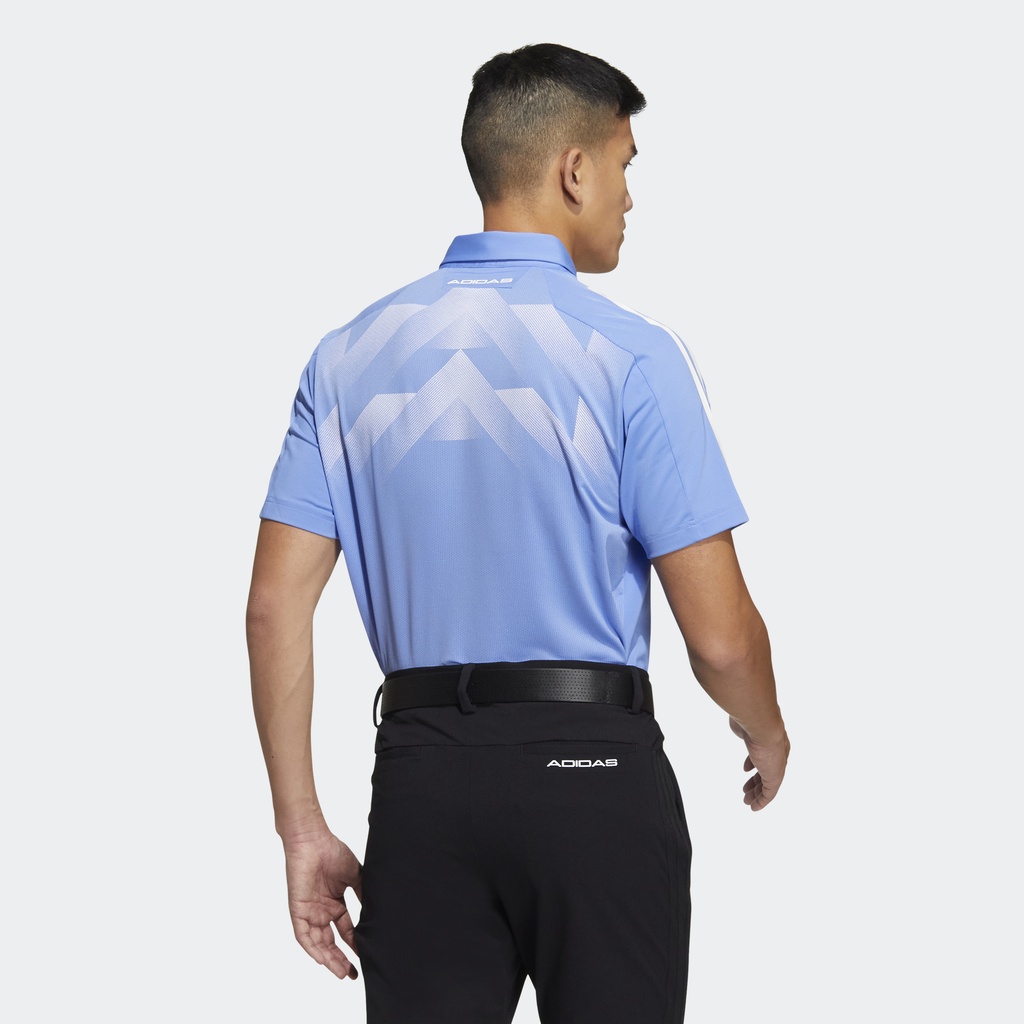 Adidas Đánh gôn Áo Polo 3 Sọc AEROREADY Nam Màu xanh da trời HT6864