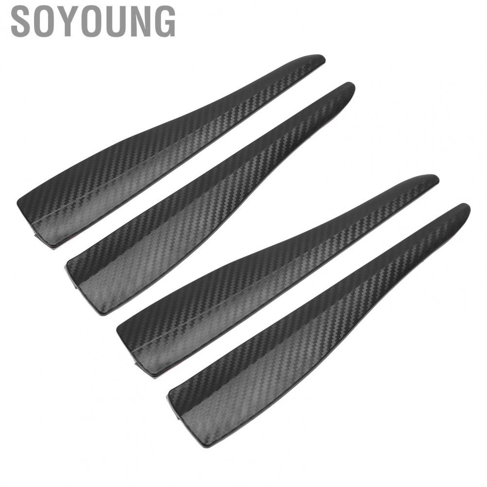 Soyoung Bumper Protector Strip 28cm High Toughness Trim Molding Protection Strong Adhesive for Car