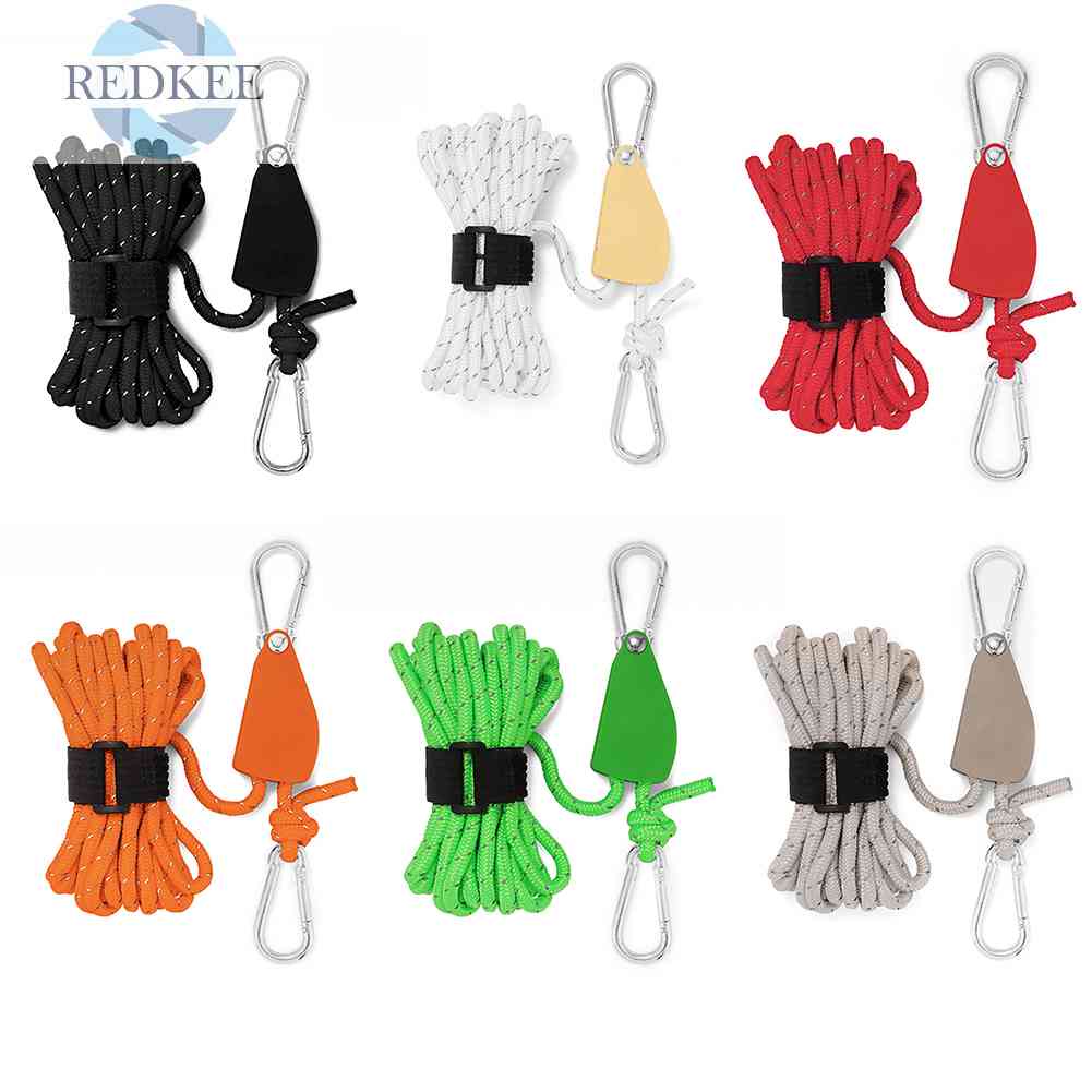 Ròng Rọc Kéo Căng Dây Lều Cắm Trại 4mm 4m