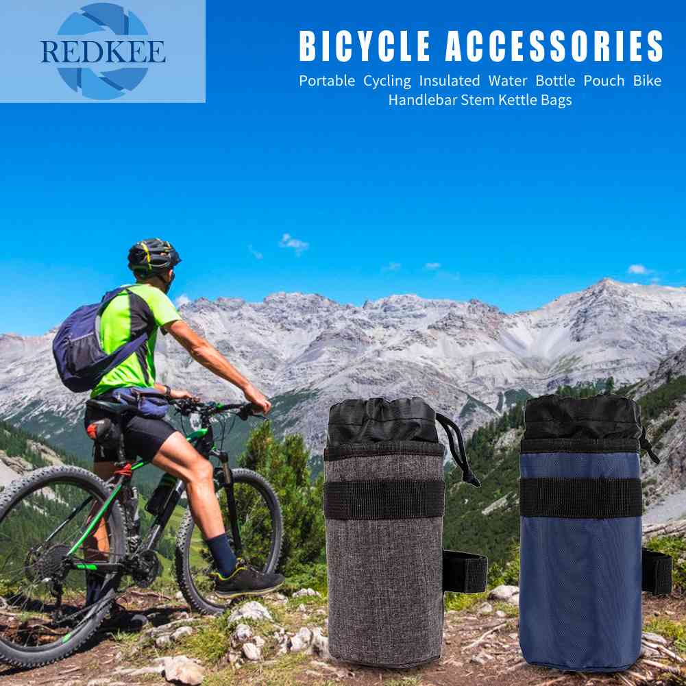 Túi Đựng Bình Nước Cách Nhiệt Gắn Tay Lái Xe Đạp Tiện Lợi