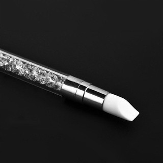 Bút 2 đầu silicon dán sticker (Cây) lẻ 1 cây ngẫu nhiên làm móng nail