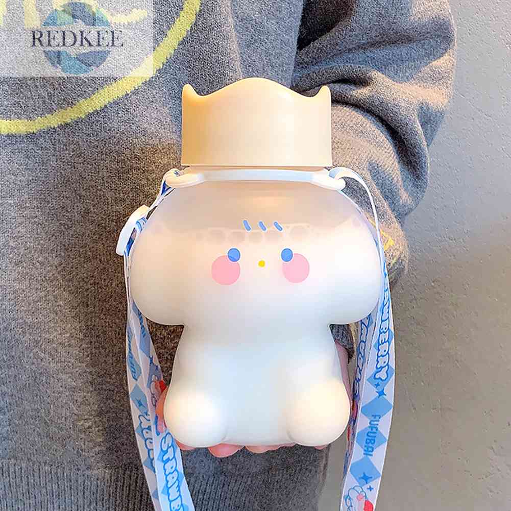 Bình Nước 800ML Họa Tiết Hoạt Hình Dễ Thương