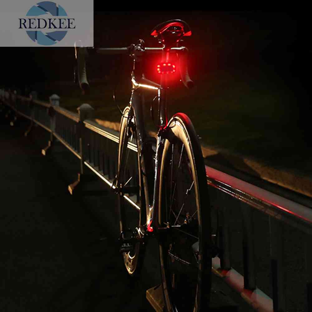 Đèn LED Đuôi Xe Đạp Thông Minh Độ Sáng Cao Có Thể Sạc Lại Bằng Cổng USB