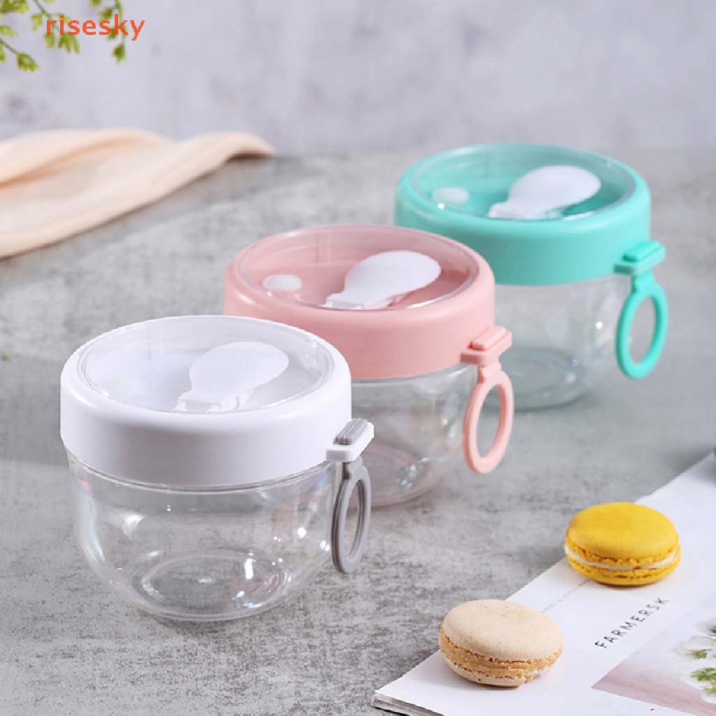 Hũ Đựng Gia Vị Có Nắp Và Muỗng Tiện Dụng