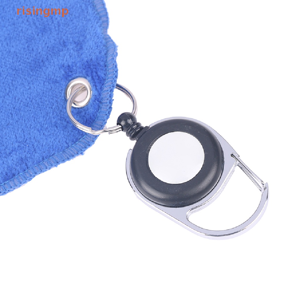 1 Khăn Lau Gậy Đánh Golf Bằng Sợi Micro 30 * 30cm Kèm Móc Treo Tiện Dụng