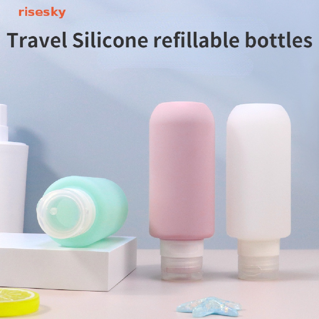 1 Chai Silicone Đựng Dầu Gội Dung Tích Lớn 200ml Tiện Dụng Khi Đi Du Lịch