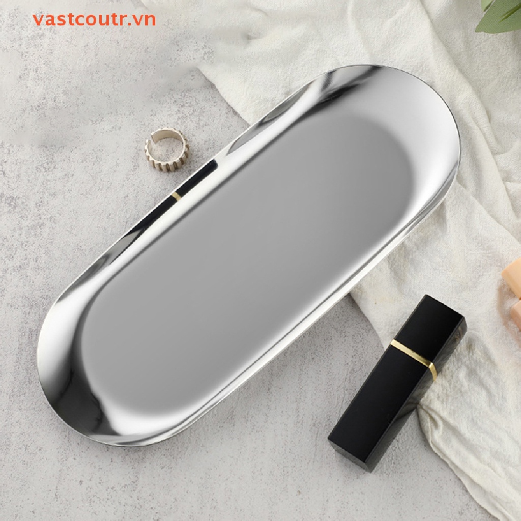 Đĩa Đựng Thức Ăn Bằng Thép Không Gỉ Tiện Dụng