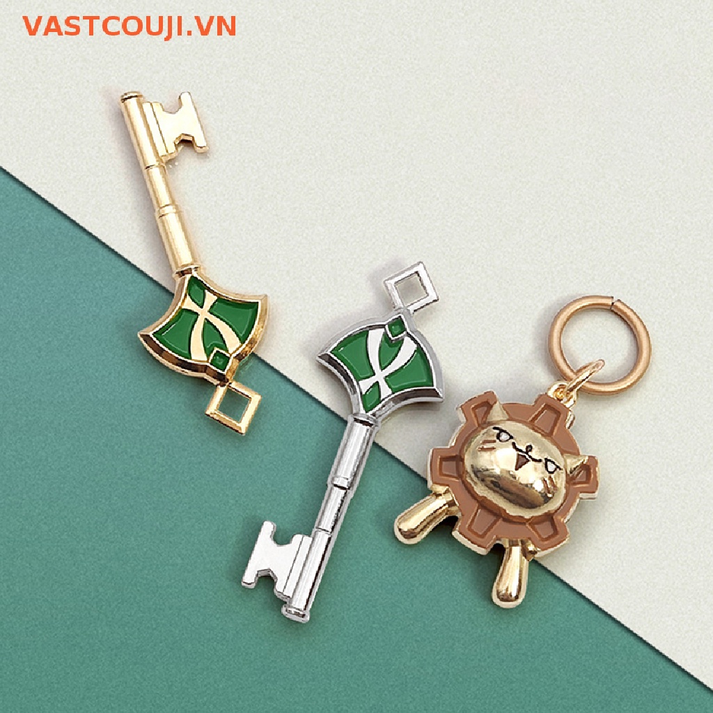 Móc Khóa VASTJI Hóa Trang Va Chạm Alhaitham Kaveh Kawaii