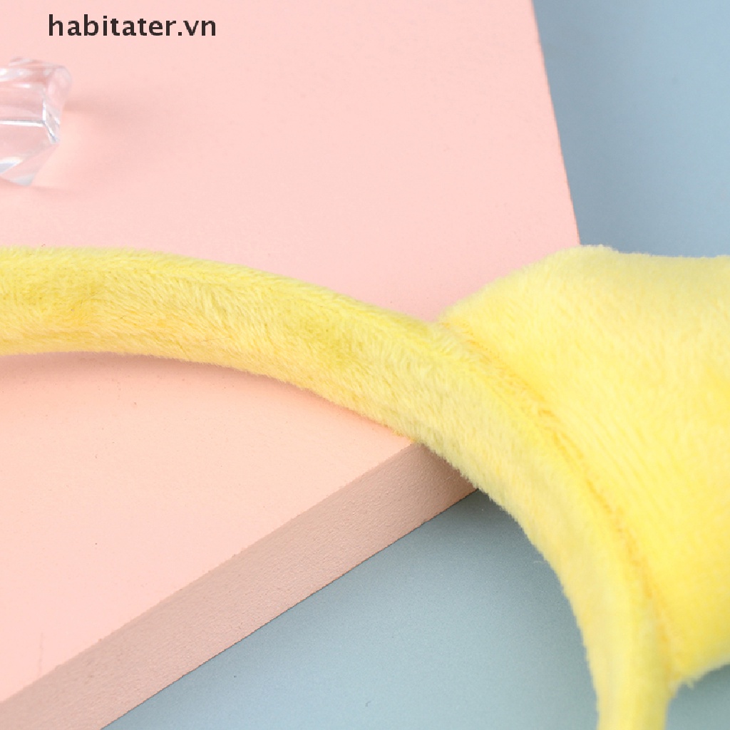 Đồ Chơi Pikachu Đội Đầu Bằng Lông Nhung Dễ Thương Xinh Xắn Cho Bé