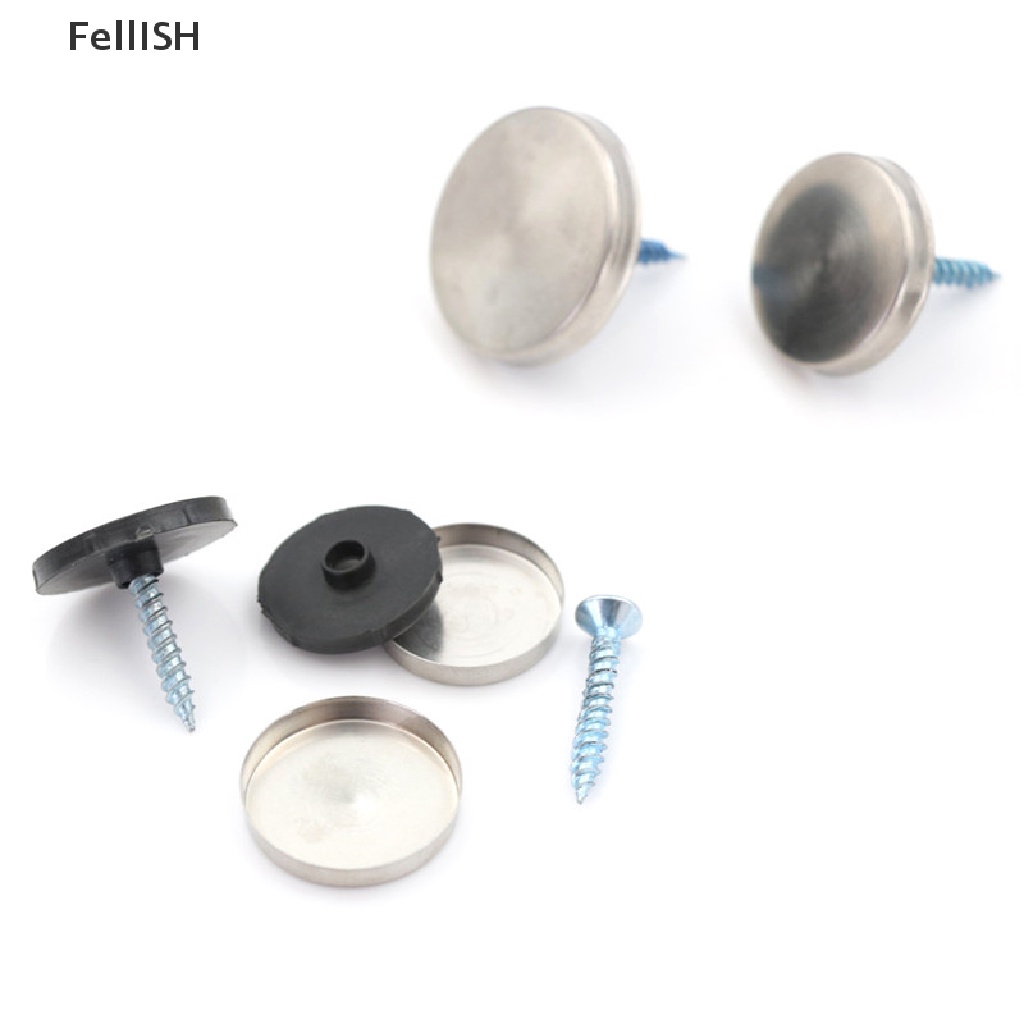 Set 8 Nắp Gương Trang Điểm Bằng Thép Không Gỉ 439br