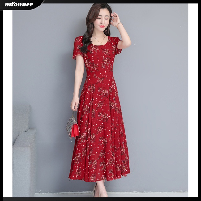 Đầm Dáng Dài Họa Tiết Hoa Thiết Kế Mỏng Thời Trang Mùa Hè Dành Cho Nữ