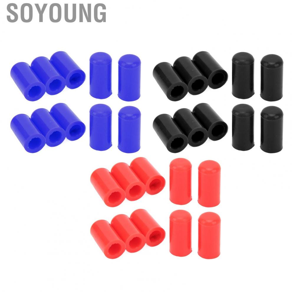 Soyoung Car Intake Vacuum Hose End  Line Cover Universal Design 10Pcs for BOV Pipes