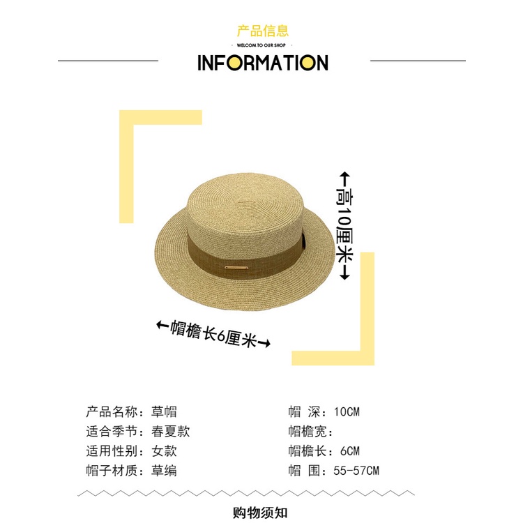 Mũ Cói Chống Nắng Đi Biển Mùa Xuân Hè Phong Cách Pháp Hàng Mới Có Thể Gập Lại Dành Cho Bạn Nữ