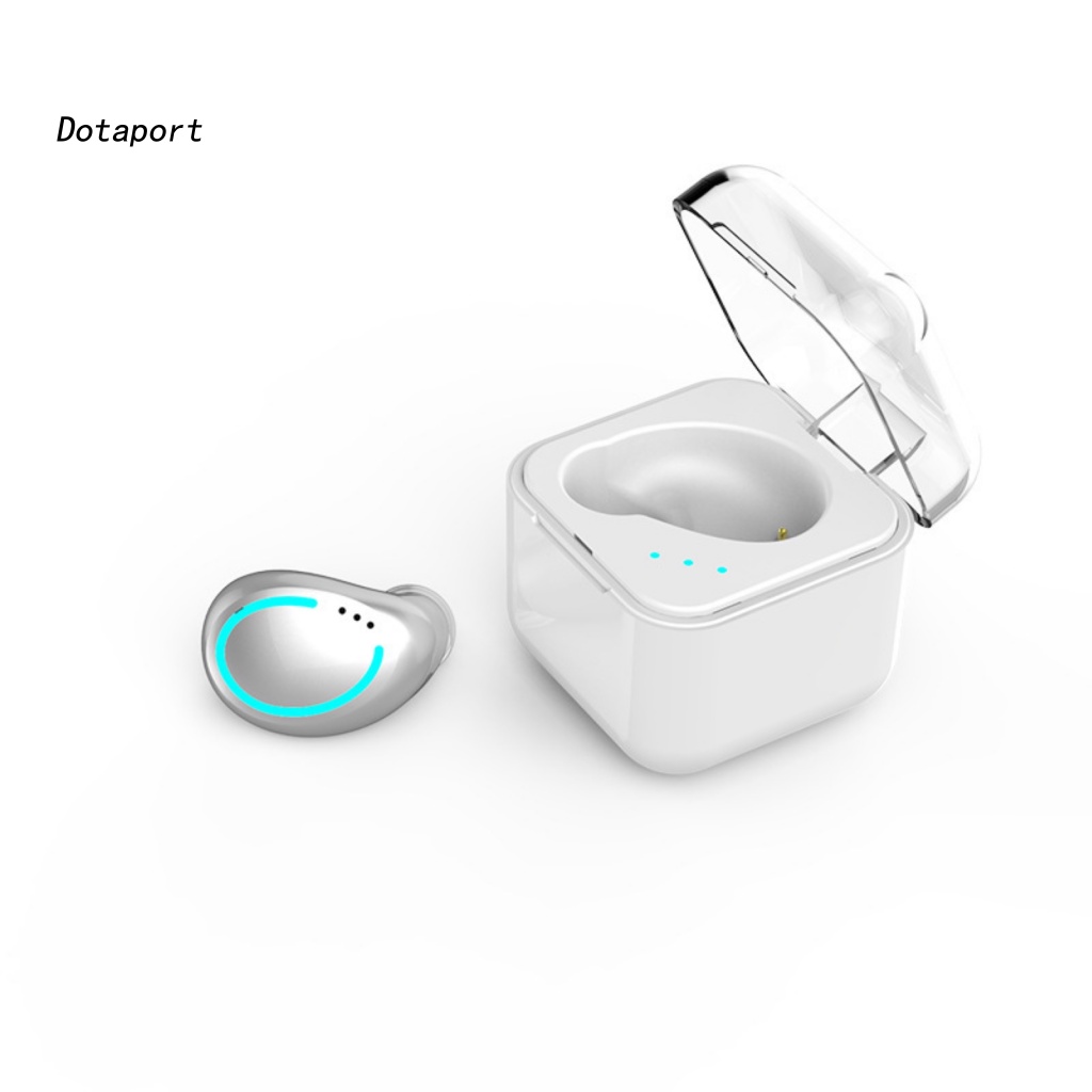Tai Nghe Nhét Tai Bluetooth 5.0 Không Dây KDDT Mini Kèm Hộp Sạc