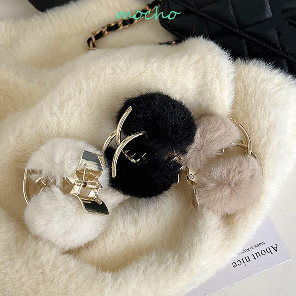 Kẹp Tóc Đuôi Ngựa Bằng Bông Thời Trang Thu Đông Cho Nữ Giá Đỡ