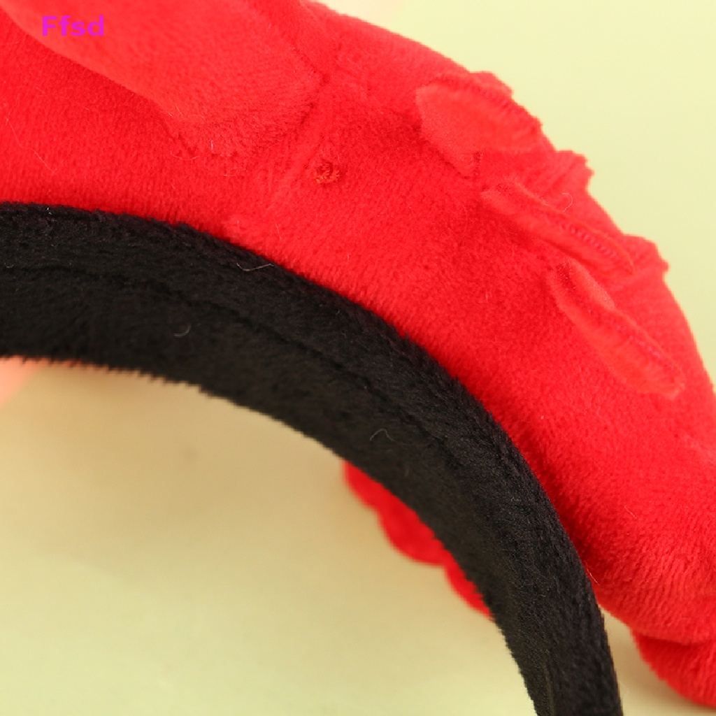 {Ffsd} Băng Đô Cài Tóc Hình Cua Biển Nhồi Bông Dễ Thương Sáng Tạo Bán Chạy