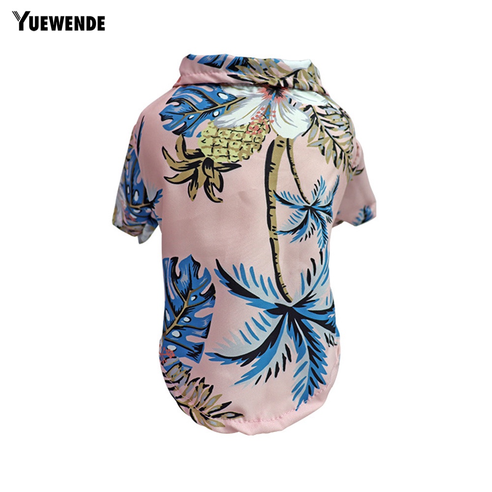 Áo Đi Biển Hawaii Hình Cây Dừa Dễ Thương Cho Cún Cưng