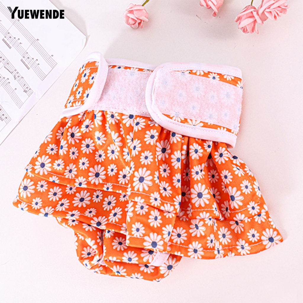 Tã Lót Mềm Mại Họa Tiết Hoa Xinh Xắn Dành Cho Cún Cưng