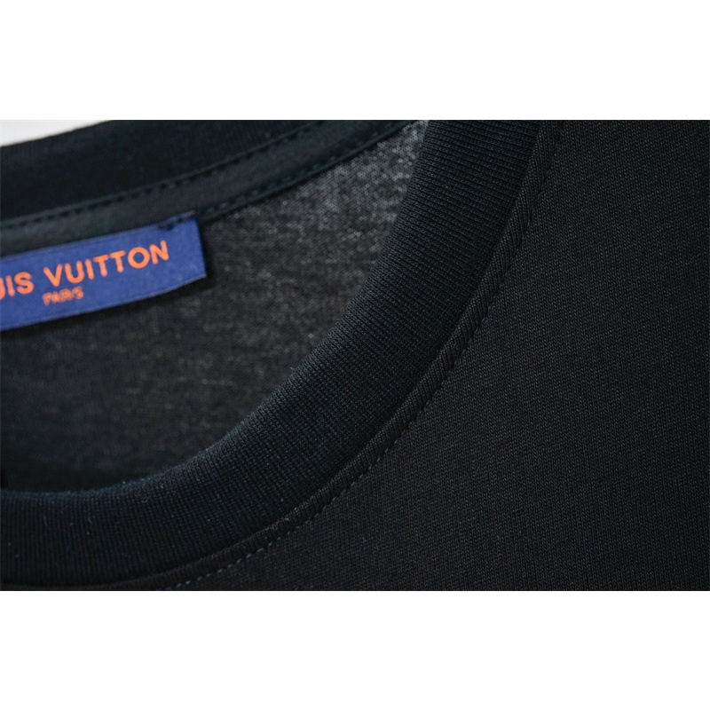 Áo Thun cotton Hai Sợi Tay Ngắn In Kỹ Thuật Số L55V Mới Cho Nam Và Nữ