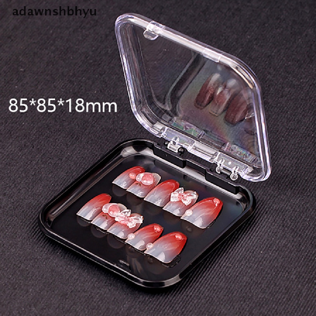 Hộp Nhựa Trong Suốt Trưng Bày Móng Tay Giả Tiện Dụng