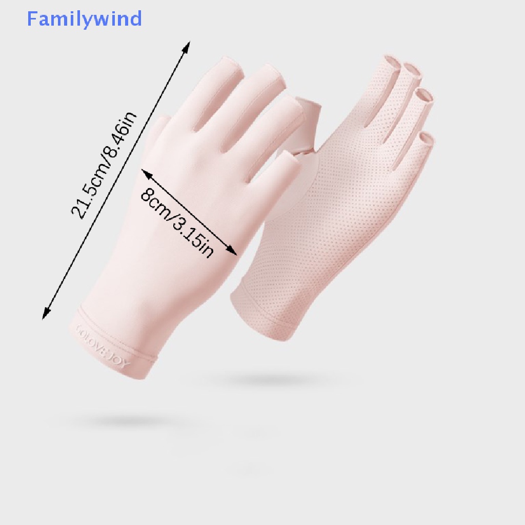 1 Đôi Găng Tay Chống Tia UV Bảo Vệ Móng Tiện Dụng