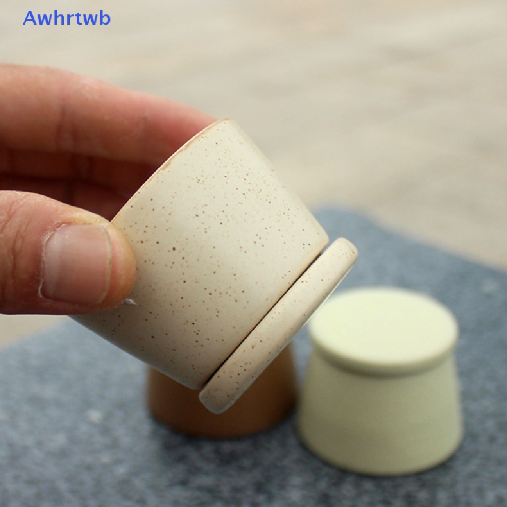 Cốc Sứ Dày Đựng Dung Dịch Tẩy Sơn Móng Tay Có Nắp Đậy Mới