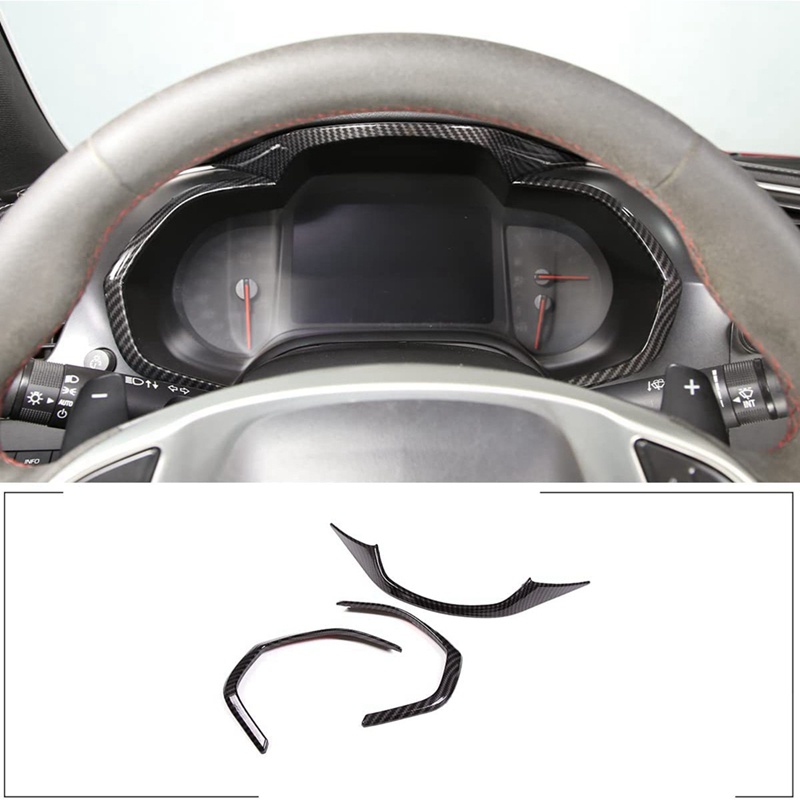 Miếng Dán Bảng Điều Khiển Bằng ABS In Họa Tiết Sợi Carbon Cho Chevrolet Corvette C7 2014 2015 2016 2017 2018 2019